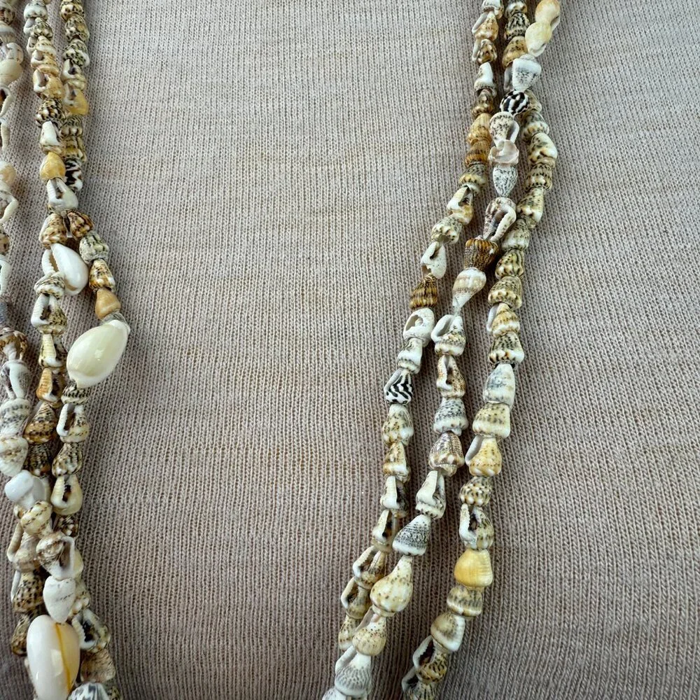 Set of Three Shell Bead Necklaces 35